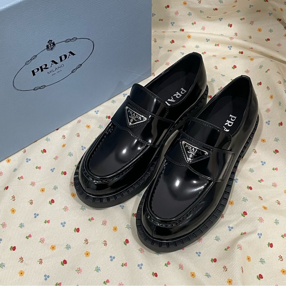 Prada Women's Black Loafers